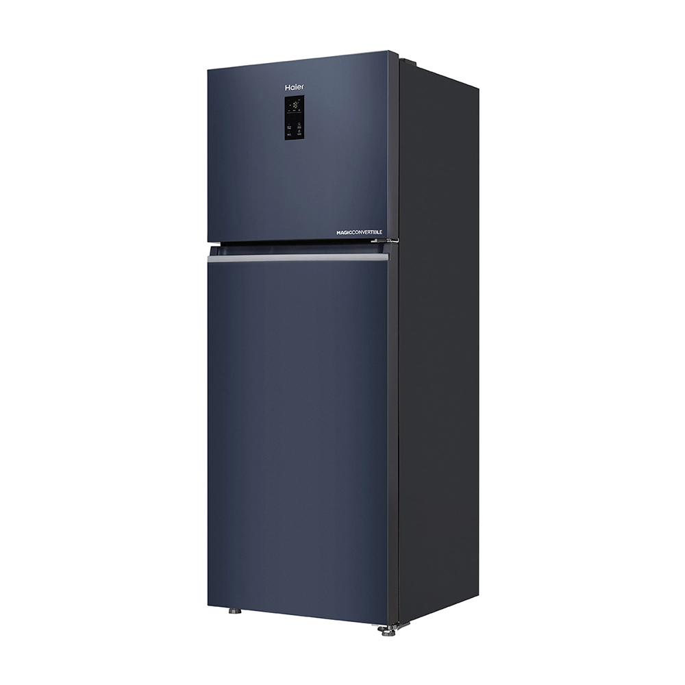 Haier 358L 2 Star Graphite Black Double Door Refrigerator